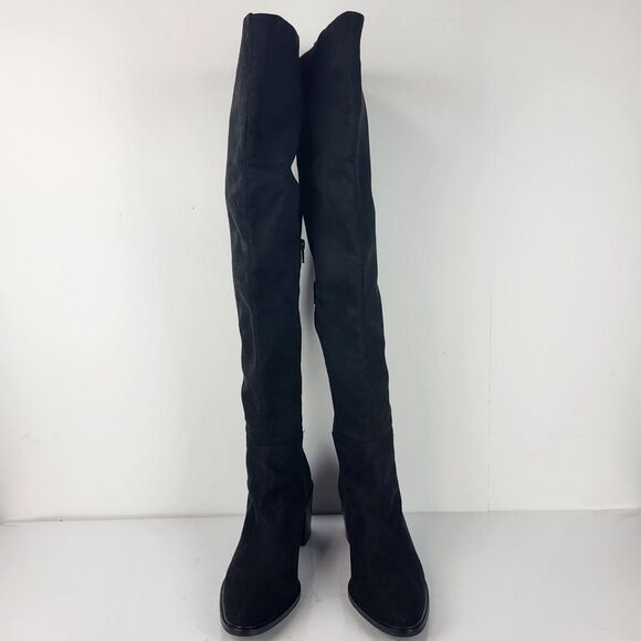 Seychelles Paradise City Women's Fabric Over the Knee Boots Black Size 10 - Picture 15 of 16